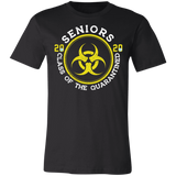 Unisex Jersey Seniors 2020 Class of The Quarantined T-Shirt Quarantine Shirt