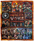 This is My Horror Movies Watching Blanket Horror Movie Characters Fleece Gift VPM Cozy Plush Fleece Blanket - 50x60