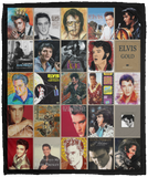 Elvis Presley Blanket Elvis Presley Quilt Fleece Sherpa Throw Blanket VPM Cozy Plush Fleece Blanket - 50x60