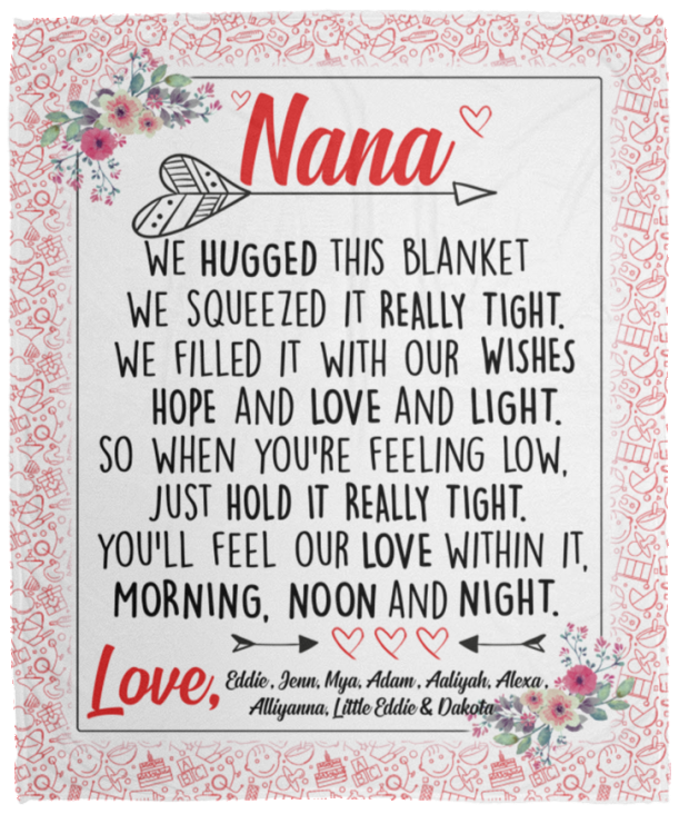 Eddie , Jenn, Mya, Adam , Aaliyah, Alexa , Alliyanna, Little Eddie & Dakota - VPM Cozy Plush Fleece Blanket - 50x60