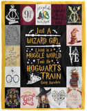 Harry Potter - Just a Wizard girl Blanket, Harry Potter Fleece, Sherpa Blanket VPL Cozy Plush Fleece Blanket - 60x80