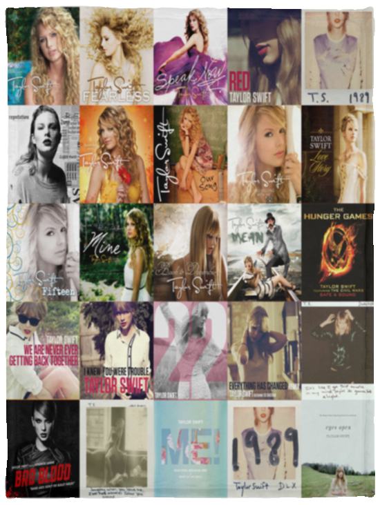 Taylor Swift Blanket, Taylor Swift Quilt, Fleece Sherpa Throw Blankets Quilts VPS Cozy Plush Fleece Blanket - 30x40
