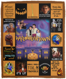 Halloweentown Blanket, Best Halloween Movies and TV Shows Blanket, Fleece, Sherpa Blankets, Throw Bed Blankets Soft and Warm comforters Bed Couch Living Room - VPM Cozy Plush Fleece Blanket - 50x60
