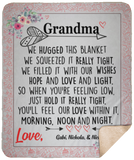 Gabi, Nichola, & Nick 50x60 Sherpa -  grandma