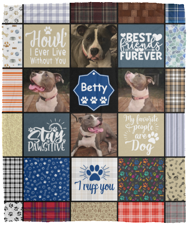 Betty - VPM Cozy Plush Fleece Blanket - 50x60