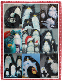 Sugar Cat Love Blanket, Cute Cats Fleece, Sherpa Blanket VPL Cozy Plush Fleece Blanket - 60x80