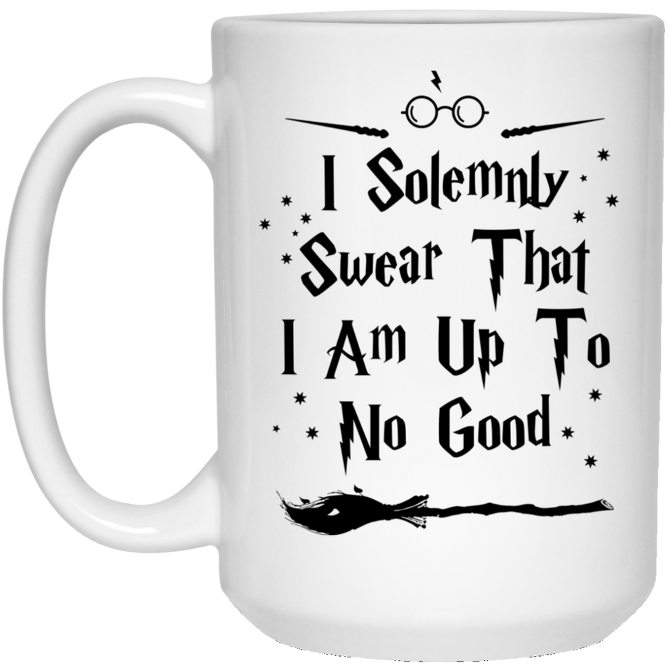 Jyotis - I Solemnly Swear That I Am Up To No Good Mug for Wizards and Muggles 15Oz