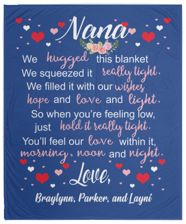 Braylynn, Parker, and Layni - VPM Cozy Plush Fleece Blanket - 50x60