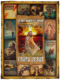 in My Darkest Hour I Reached for A Hand and Found Jesus Fleece, Sherpa Blanket - VPS Cozy Plush Fleece Blanket - 30x40