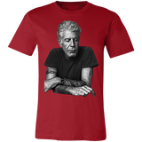 Anthony Bourdain T-Shirt Chef Gift - Anthony Bourdain Shirt - Canvas Unisex T-Shirt