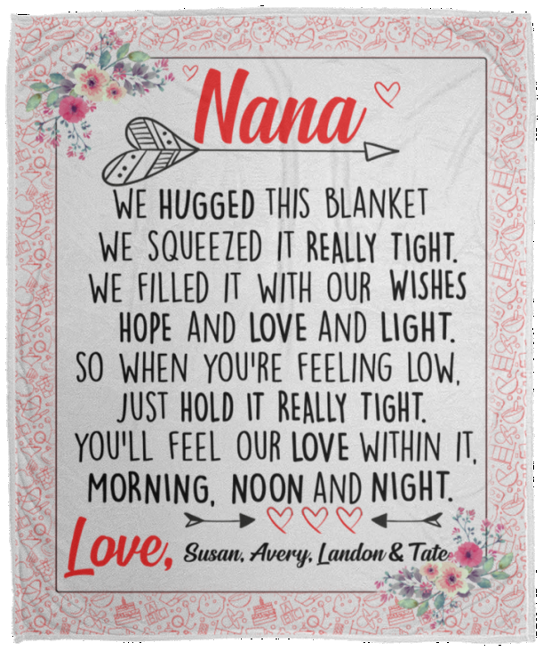 Susan, Avery, Landon & Tate VPM Cozy Plush Fleece Blanket - 50x60
