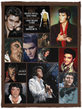 Elvis Presley Blanket, Elvis Fleece, Sherpa Blanket V1 VPS Cozy Plush Fleece Blanket - 30x40
