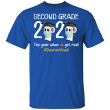 Second Grade The Year When Shit Got Real Quarantined Shirt Youth T-Shirt