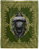 Mandala The Slytherin Snake Harry Potter Blanket Harry Potter Quilt Fleece - VPL Cozy Plush Fleece Blanket - 60x80