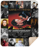 Mr.Jyotis Gone with The Wind Blanket Gift Christmas Birthday Fleece Sherpa Blankets, Gone with The Wind Anniversary Quilt - Sherpa Blanket - 50"x60"