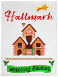 This is My Hallmark Christmas Cozy Plush Fleece Blanket White Movie Three Size, Hallmark Blanket, Christmas Blanket, This is My Hallmark Christmas Blanket - 30x40