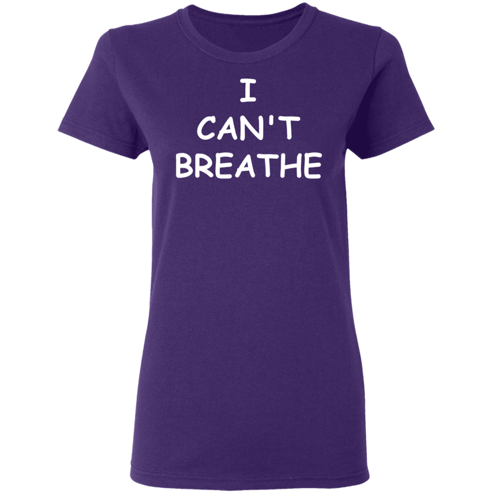 I Cant Breathe Mens Shirts Protest Tees Black Lives Matter END Police Brutality Now