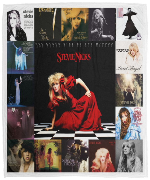 Stevie Nicks Blanket, Stevie Nicks For Fans Quilt, Fleece, Sherpa Blanket VPM Cozy Plush Fleece Blanket - 50x60