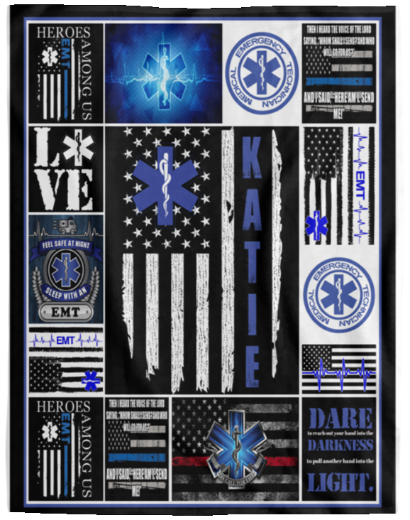 KATIE  - VPL Cozy Plush Fleece Blanket - 60x80