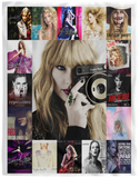 Taylor Swift Blanket, Taylor Swift Quilt, Fleece, Sherpa Blanket for Bedroom - VPL Cozy Plush Fleece Blanket - 60x80