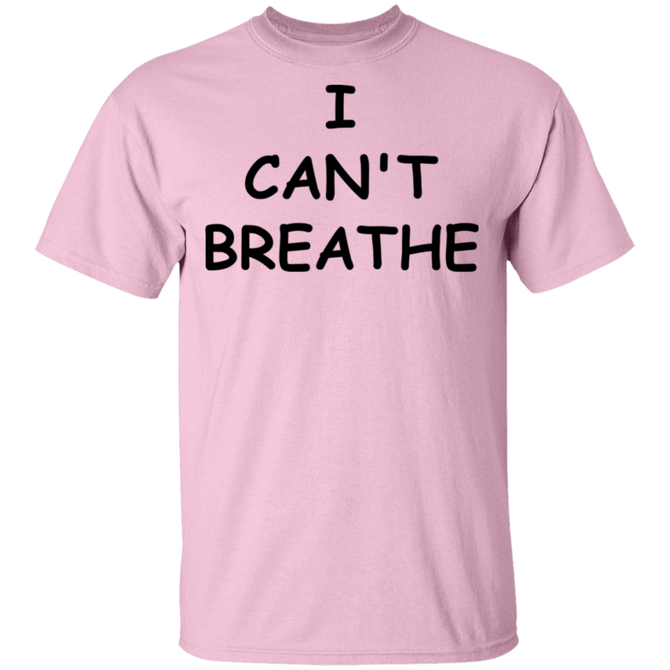 I Cant Breathe Mens Shirts Protest Tees Black Lives Matter END Police Brutality Now