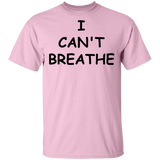 I Cant Breathe Mens Shirts Protest Tees Black Lives Matter END Police Brutality Now