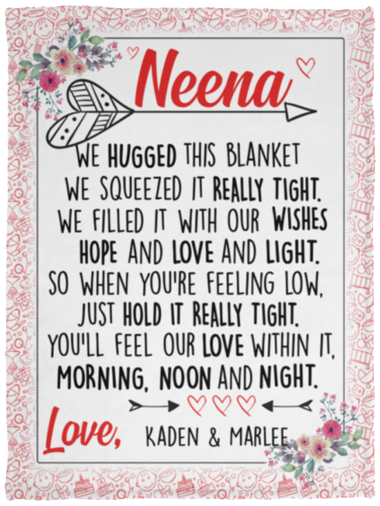 Kaden & Marlee 1 -1 VPS Cozy Plush Fleece Blanket - 30x40