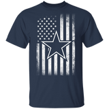 Dallas Cowboys Shirt, Cowboy Flag football Dallas Fans T-Shirt (Men's T-Shirt)