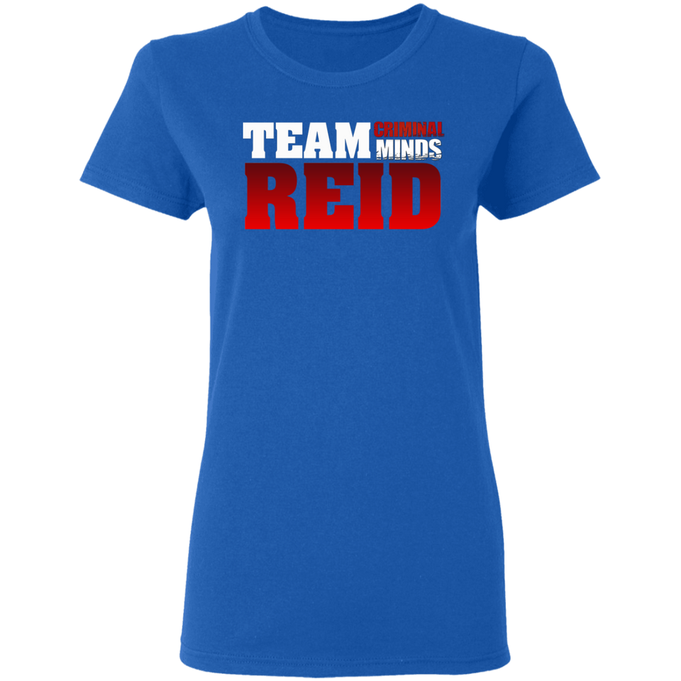 Team Reid Women's Dark Shirt T-Shirt G500L Ladies' 5.3 oz. T-Shirt