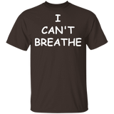 I Cant Breathe Mens Shirts Protest Tees Black Lives Matter END Police Brutality Now (Mens)