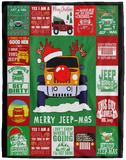 Merry Jeep-Mas Blanket copy VPL Cozy Plush Fleece Blanket - 60x80