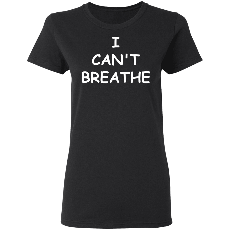 I Cant Breathe Mens Shirts Protest Tees Black Lives Matter END Police Brutality Now