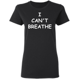 I Cant Breathe Mens Shirts Protest Tees Black Lives Matter END Police Brutality Now