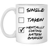 Funny Katsuki Bakugou Cosplay Costume Lover Mug, Coffee, Tea Cup. Ideal Novelty Gift for Boku no Hero Academia Fans Manga, Otaku, Japan, Naruto, Japanese Anime Lovers. 11 oz.