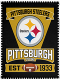 Pittsburgh Steelers 04 3D Quilt Blanket Fleece Sherpa Throw Blanket Quilt VPS Cozy Plush Fleece Blanket - 30x40