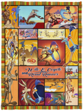 Wile E. Coyote and the Road Runner Blanket, Looney Tunes Fleece, Sherpa Blanket - VPS Cozy Plush Fleece Blanket - 30x40