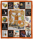 Fiddler on the Roof 1971 film Blanket Broadway theatre Quilt Fleece Sherpa - VPM Cozy Plush Fleece Blanket - 50x60