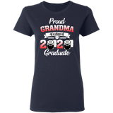 Proud Grandma of A Class of 2020 Graduate T-Shirt Senior 2020 Quarantine