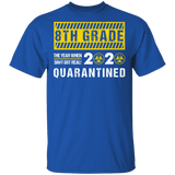 8th Grade 2020 The Year When Shit Got Real Quarantined Sign Men's T-Shirt