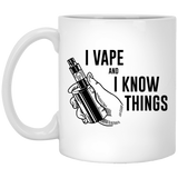 Jyotis - I Vape and I Know Things Coffee Mug, Game of Thrones satire, Premium Game of Thrones 11Oza