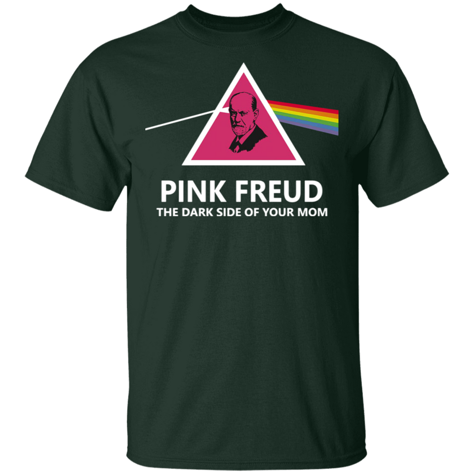 THITHO STORE Pink Freud The Dark Side of Your Mom T-Shirt