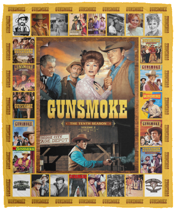 Guns-moke Blanket Quilt Supper Soft Lightweight Blanket for Bedroom Living Room Sofa, Fleece or Sherpa Blankets, Gift Ideas, Christmas Birthday - Gunsmoke Blanket Gunsmoke TV Series Blanket- VPM Cozy Plush Fleece Blanket - 50x60