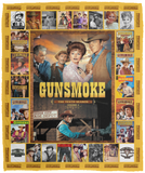 Guns-moke Blanket Quilt Supper Soft Lightweight Blanket for Bedroom Living Room Sofa, Fleece or Sherpa Blankets, Gift Ideas, Christmas Birthday - Gunsmoke Blanket Gunsmoke TV Series Blanket- VPM Cozy Plush Fleece Blanket - 50x60