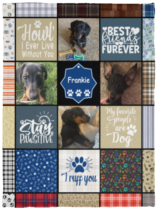 Frankie - VPS Cozy Plush Fleece Blanket - 30x40