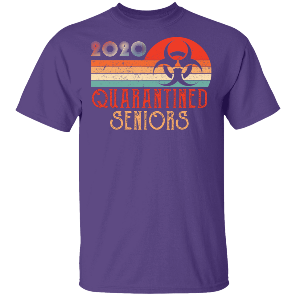 Vintage 2020 Quarantined Seniors T-Shirt, 2020 Quarantined Seniors Shirt