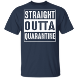 Funny Straight Outta Quarantine T-Shirt, Straight Outta Quarantine Shirt