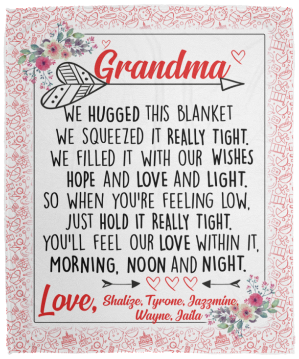 Shalize, Tyrone, Jazzmine, Wayne, Jaila - VPM Cozy Plush Fleece Blanket - 50x60