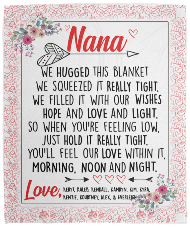 Keryt, Kaleb, Kendall, Kamryn, Kim, Kyra, Kenzie, Kourtney, Alex, & Everleigh - VPM Cozy Plush Fleece Blanket - 50x60