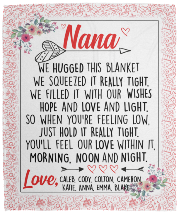 Caleb, Cody, Colton, Cameron, Katie, Anna, Emma, Blake - VPM Cozy Plush Fleece Blanket - 50x60