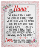 Caleb, Cody, Colton, Cameron, Katie, Anna, Emma, Blake - VPM Cozy Plush Fleece Blanket - 50x60